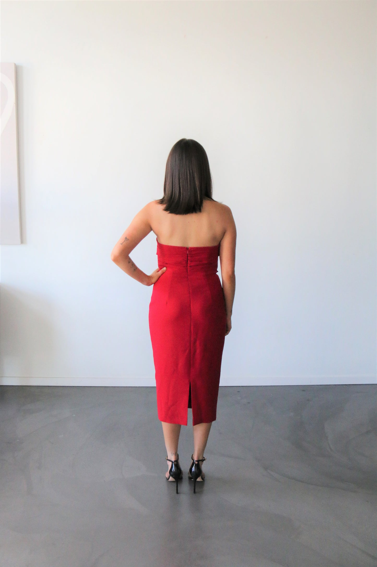 Klayton Dress in Red